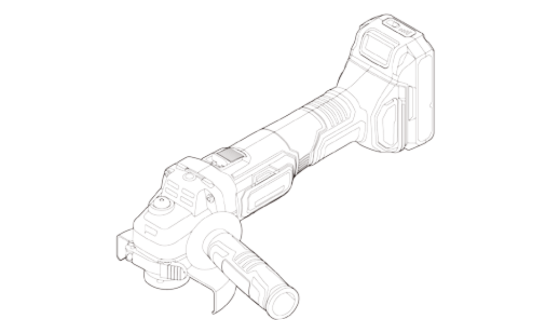 Esmeril angular inalámbrico 20v brushless