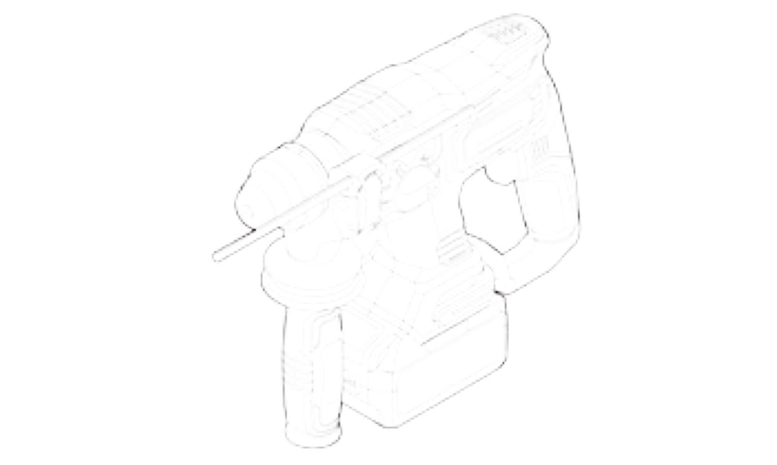 Rotomartillo inalámbrico 20v brushless