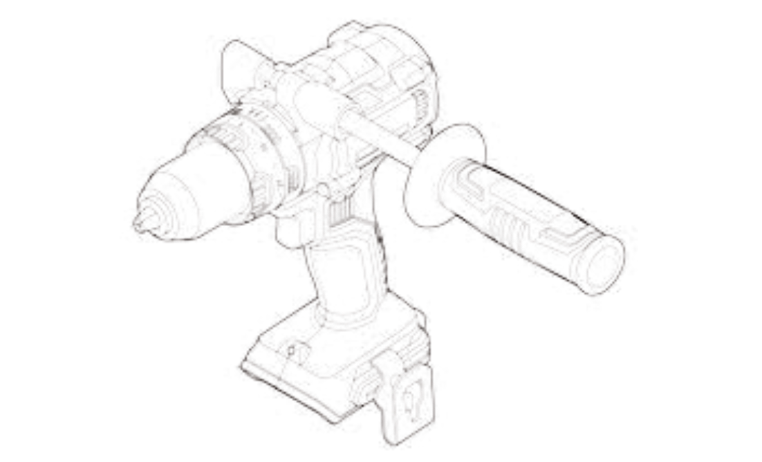 Taladro percutor inalámbrico 20v brushless